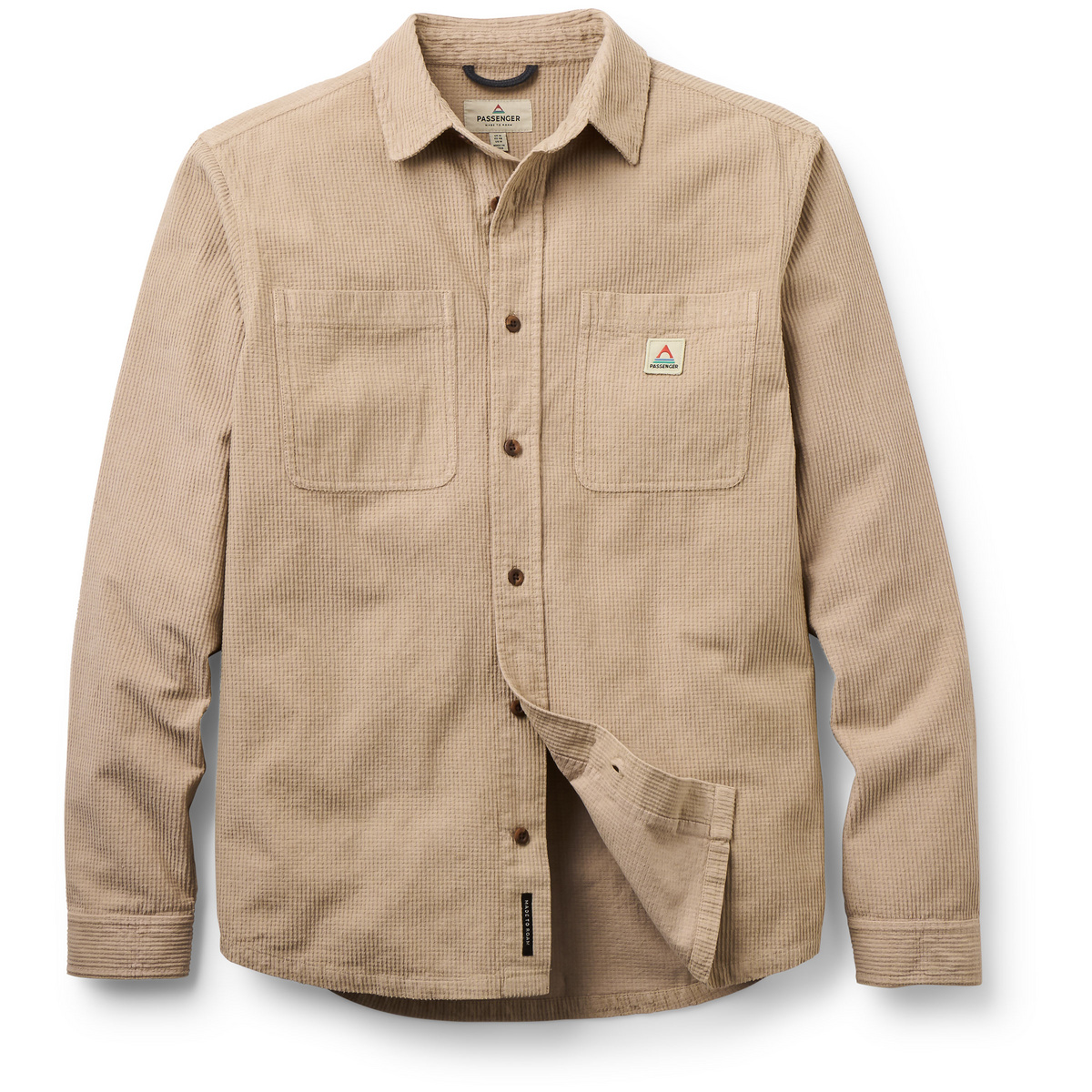 Image of Passenger Uomo Camicia Backcountry Grid Cord