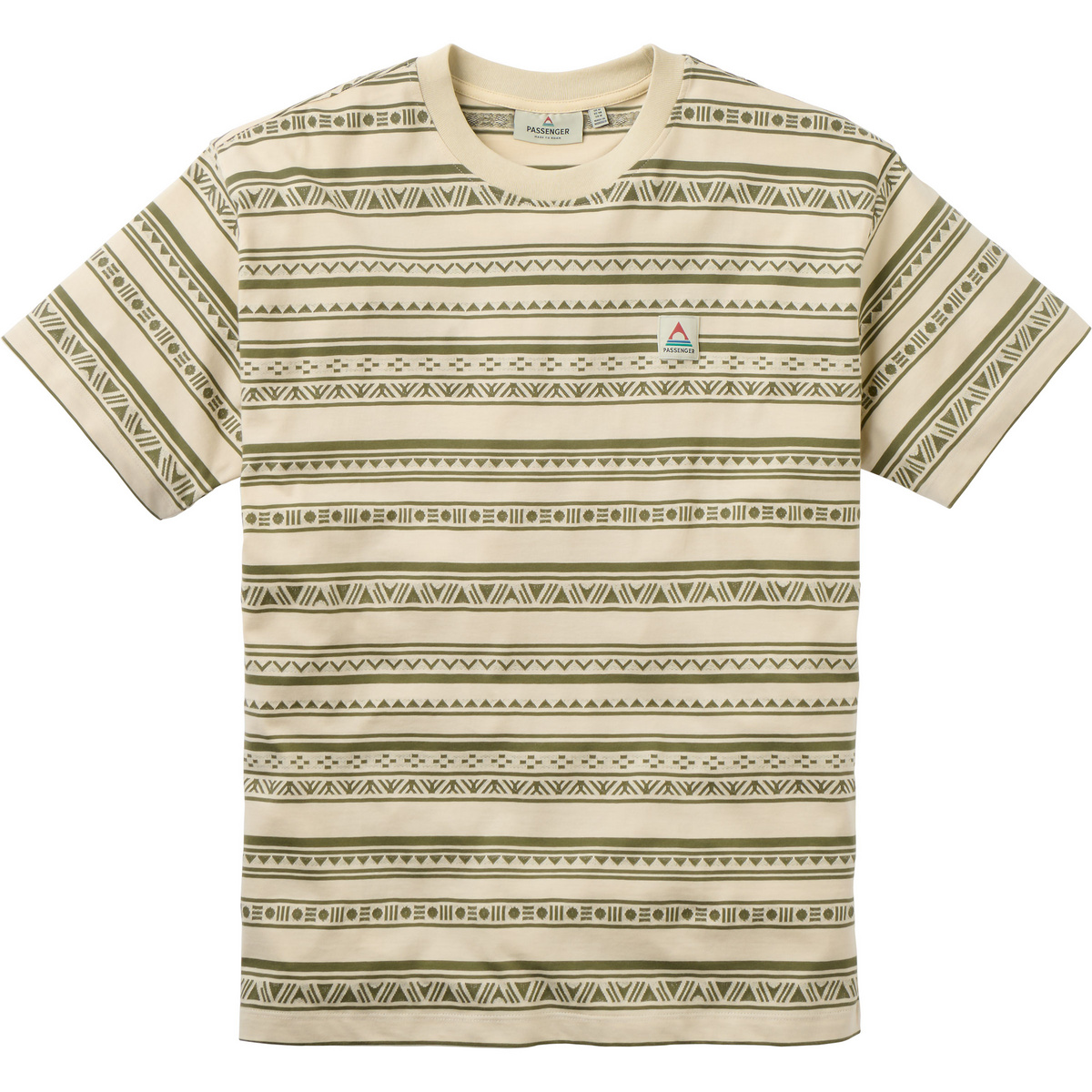 Image of Passenger Herren Mellower Jacquard Relaxed Fit T-shirt