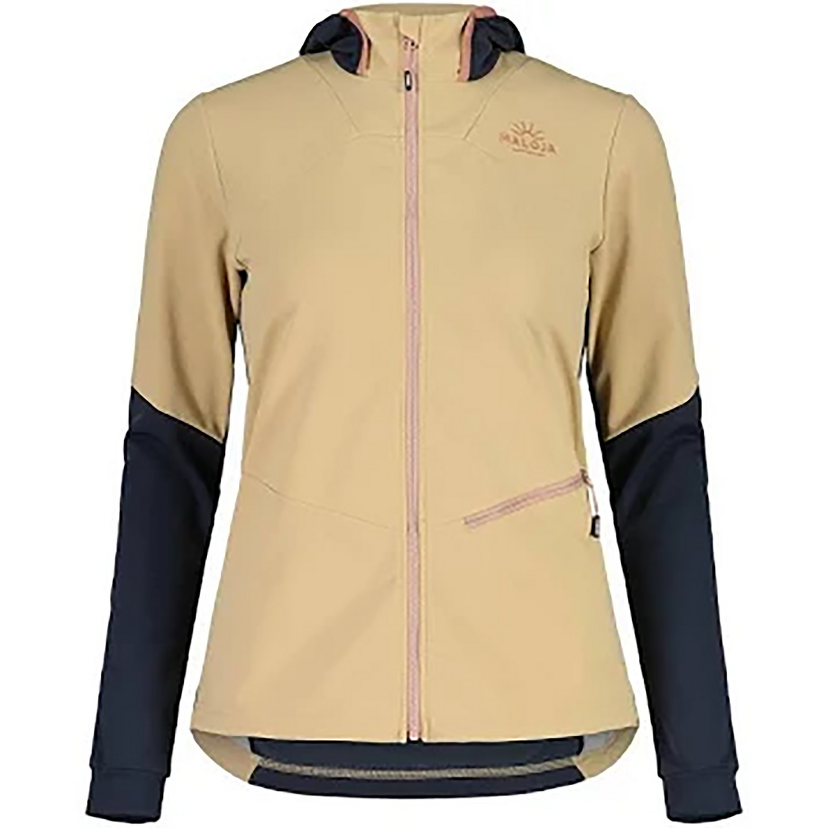 Maloja Damen MarlingM. Puzzle Jacke (Größe XS, beige)