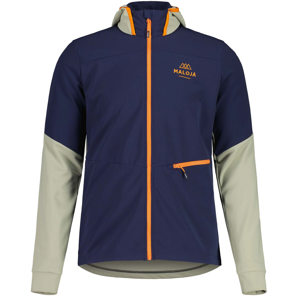 Maloja Herren AuerhahnM. Puzzle Jacke (Größe S, blau)