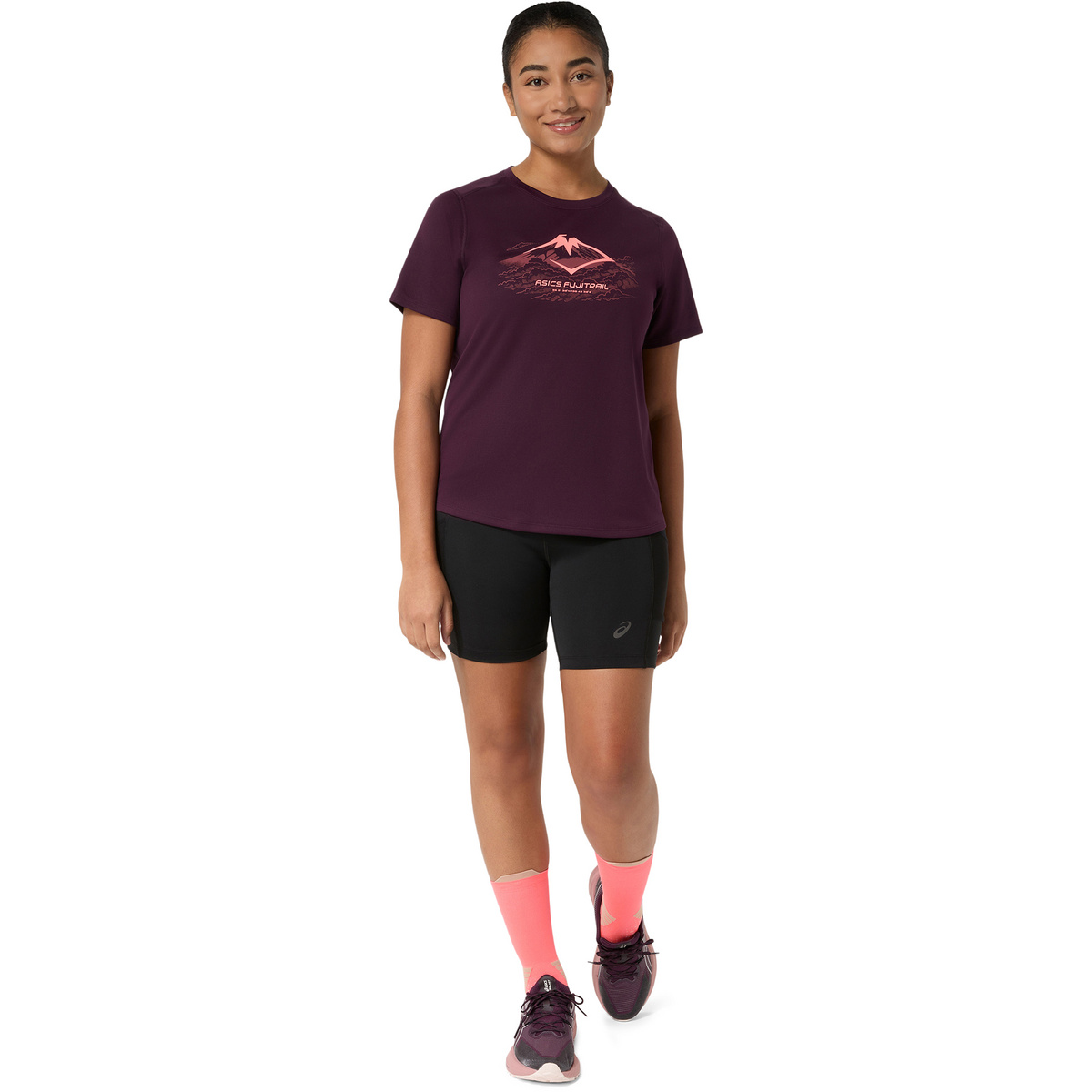 Image of Asics Damen Fujitrail Logo T-Shirt