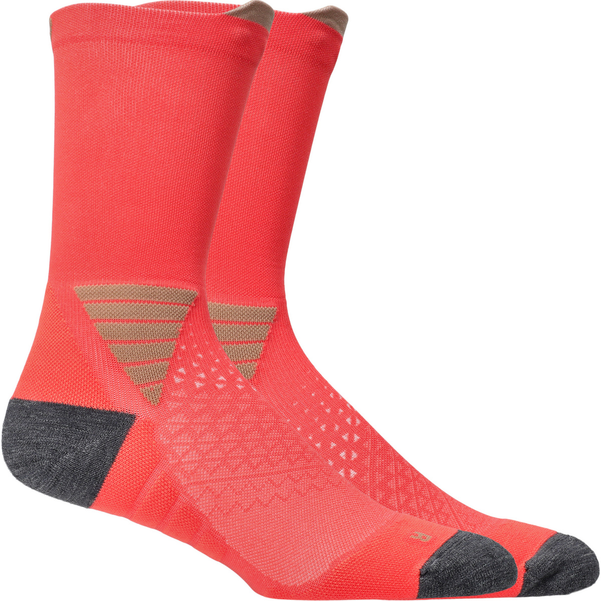 Asics Fujitrail Crew Socken (Größe 43 , rot)