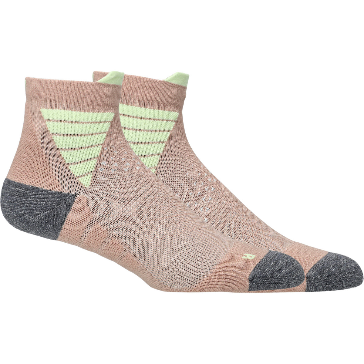 Asics Fujitrail Quarter Socken (Größe 35 , beige)