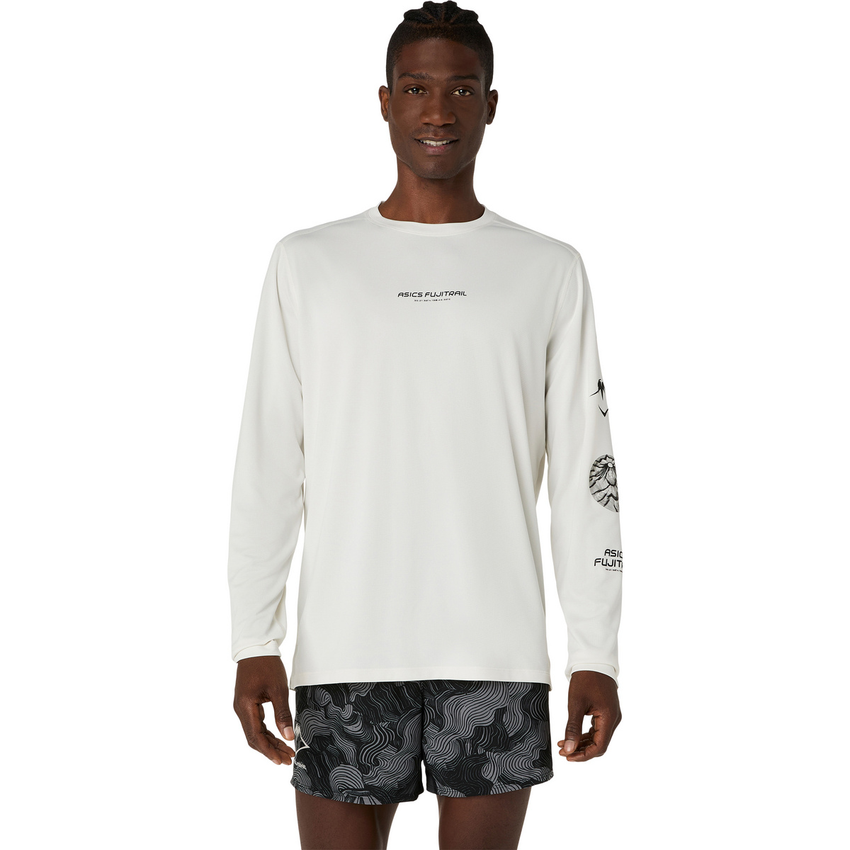 Image of Asics Herren Fujitrail Logo Longsleeve