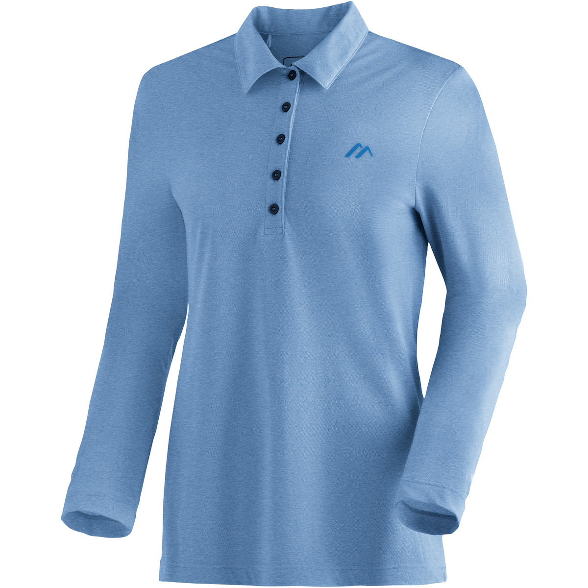 Image of Maier Sports Donna Maglia a manica lunga Pique Polo