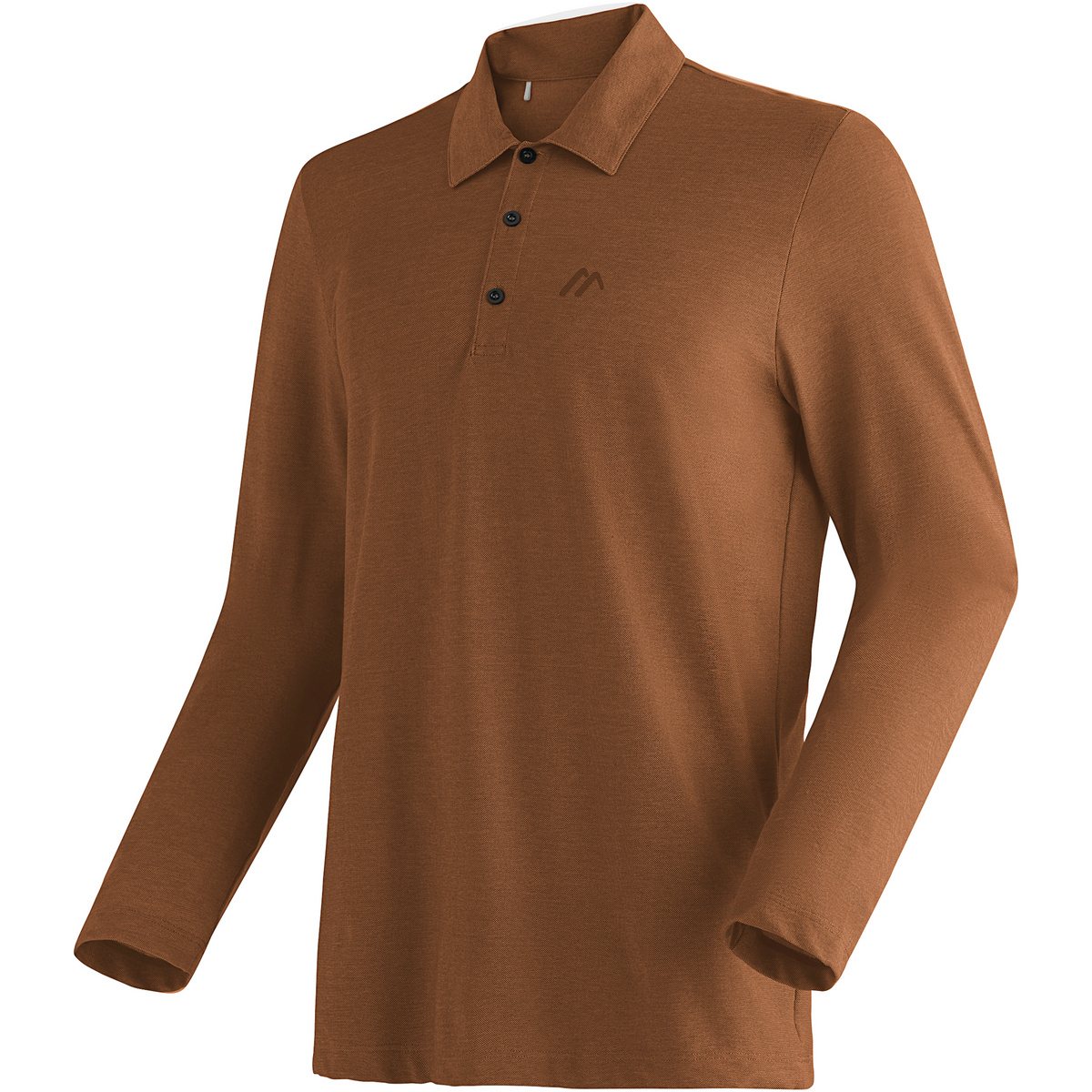 Image of Maier Sports Uomo Maglia a manica lunga Pique Polo