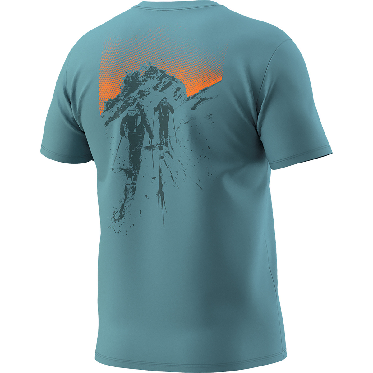 Dynafit Herren Back Graphic Cotton T-Shirt (Größe XL, blau)