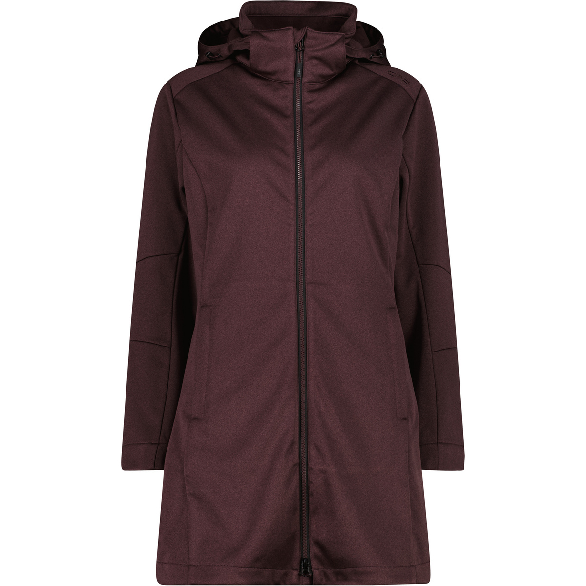 CMP Damen Zip Hoodie Parka (Größe XS, braun)