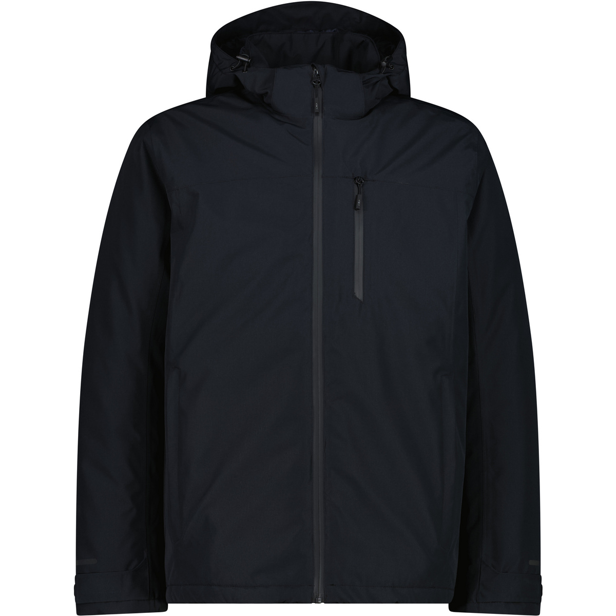 CMP Herren Zip Hoodie Jacke (Größe M, schwarz)