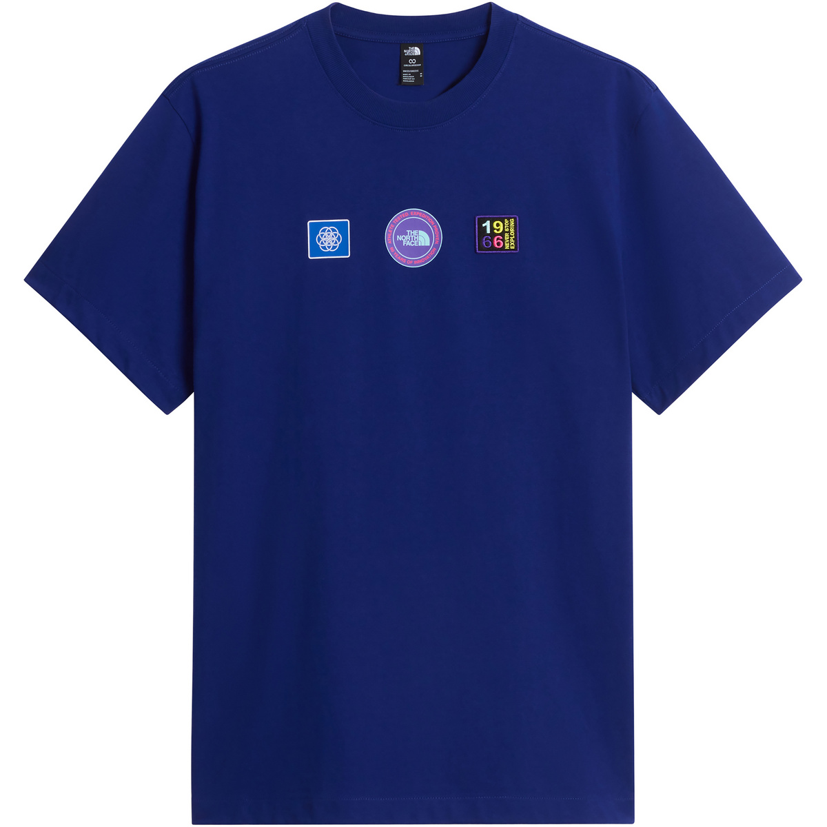 The North Face Herren Explorer Badges Graphic T-Shirt (Größe S, blau)