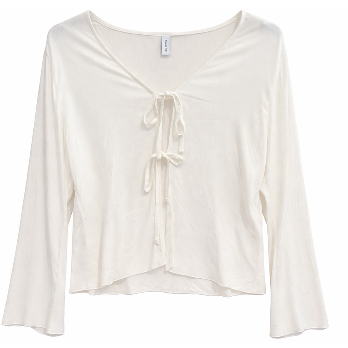 Image of Mazine Donna Camicetta Wide Sleeve Crinkle