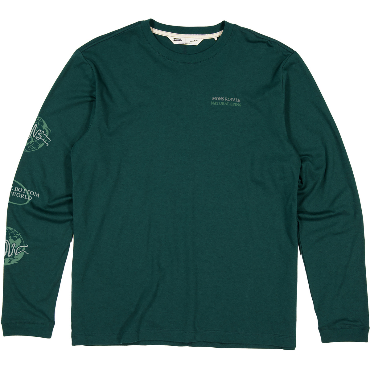 Image of Mons Royale Herren Yonder Merino Organic Cotton Longsleeve