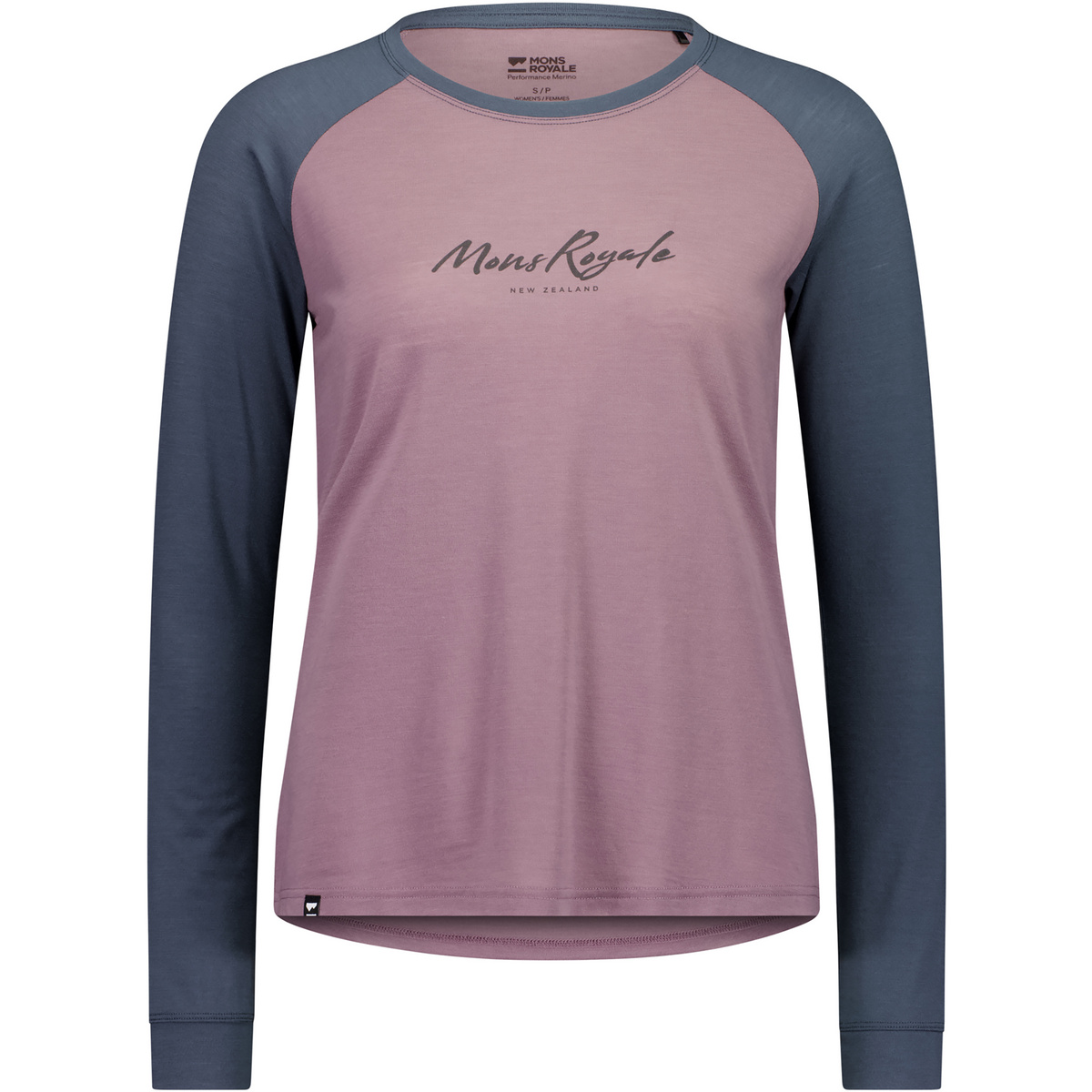 Image of Mons Royale Damen Icon Merino Raglan Longsleeve