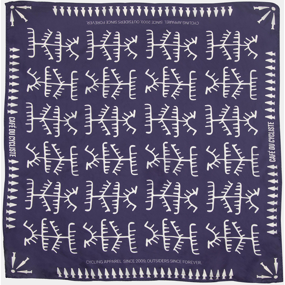 Image of Café Du Cycliste Carre De Soie Silk Scarf