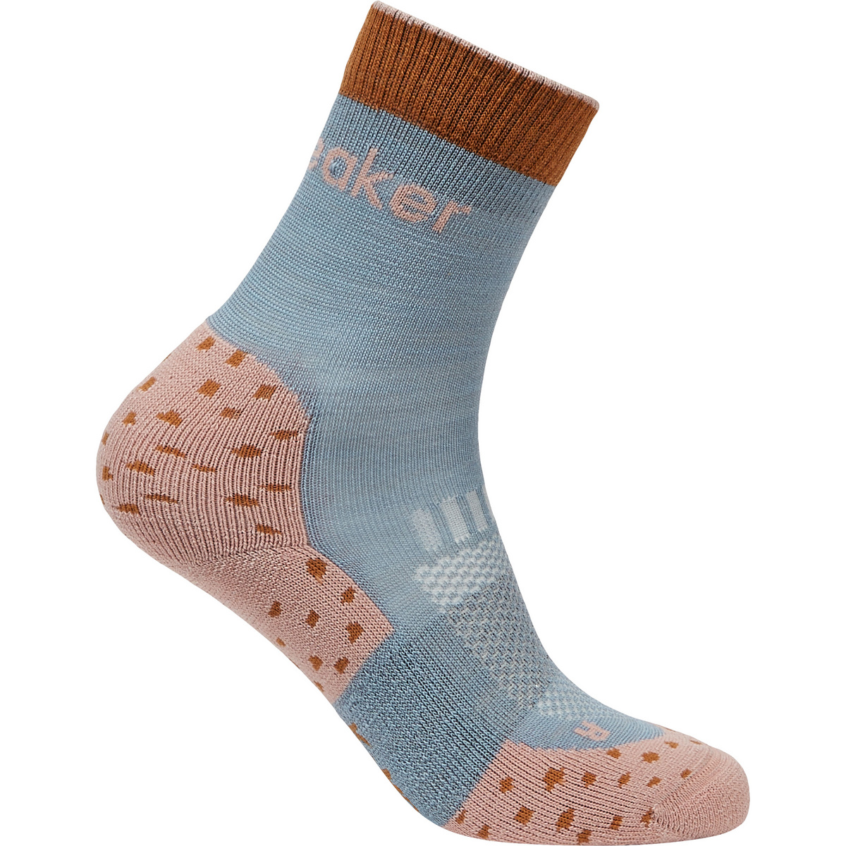 Icebreaker Kinder Hike+ Light Crew Socken (Größe 30 , weiss)