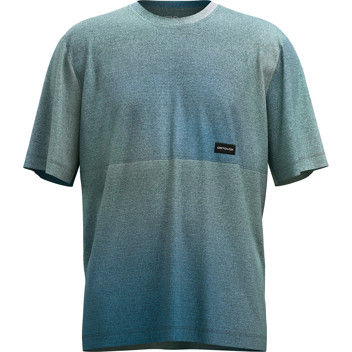 Ortovox Herren 185 Merino Patch Aop Print T-Shirt (Größe XXL, gruen)