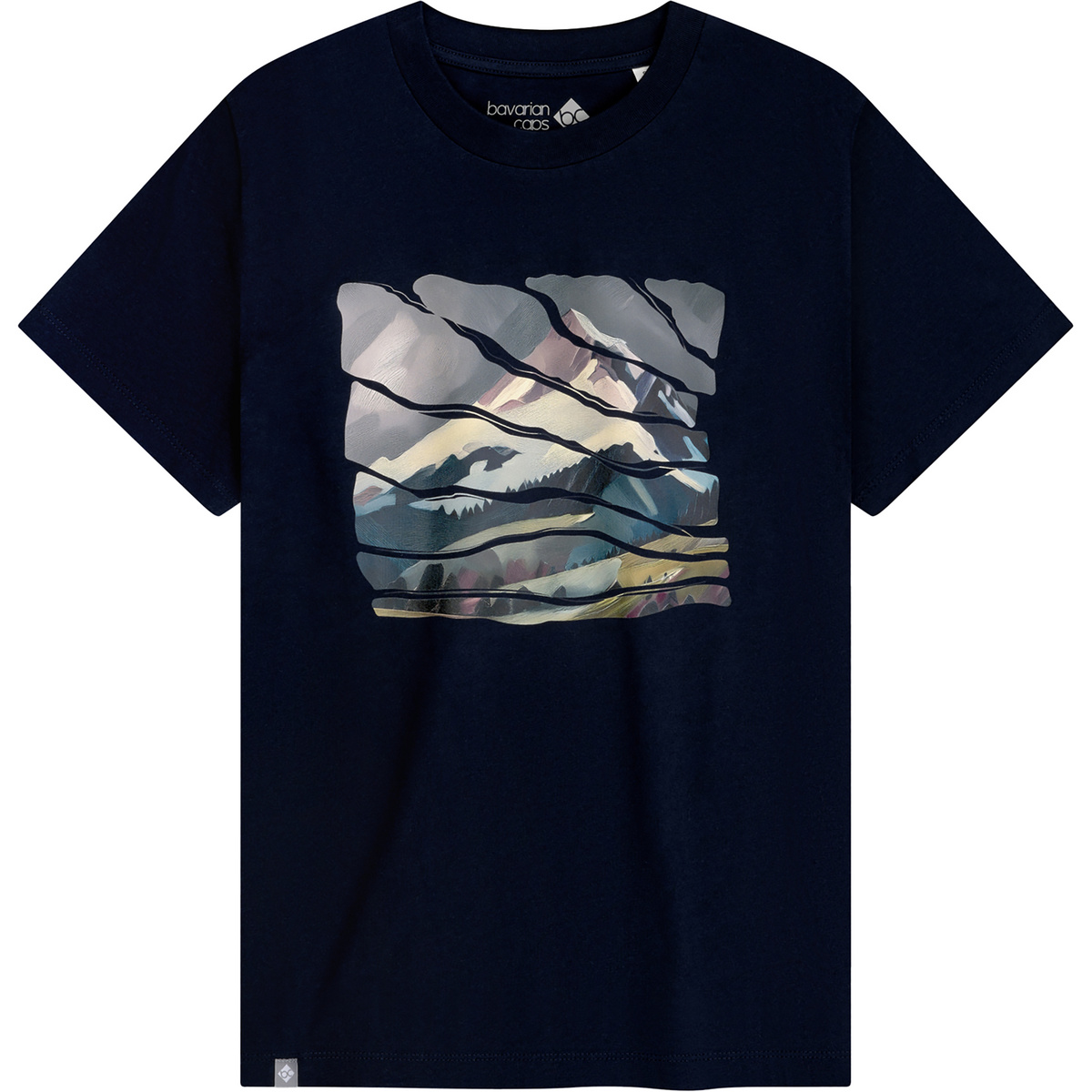 Image of Bavarian Caps Damen Wintergipfel T-Shirt