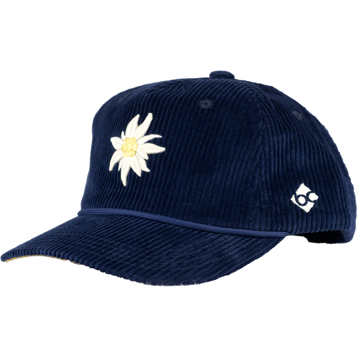 Image of Bavarian Caps Edelweiß Kord Halfcurved Cap