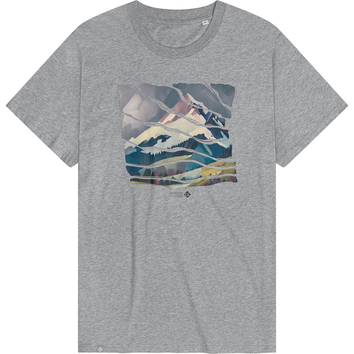 Image of Bavarian Caps Herren Wintergipfel T-Shirt