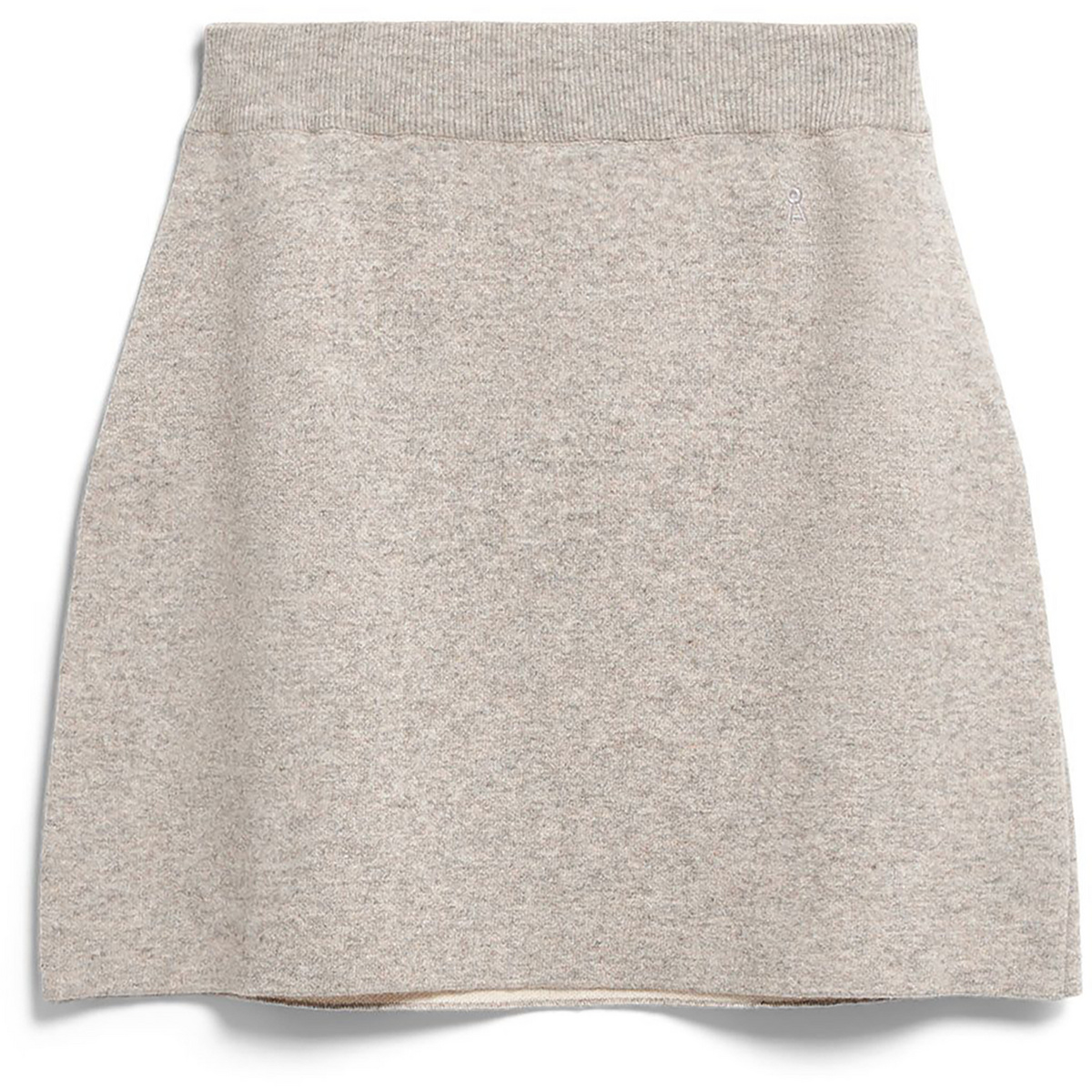 Armedangels Damen Cotton-Wool Mini Knit Rock (Größe L, beige)