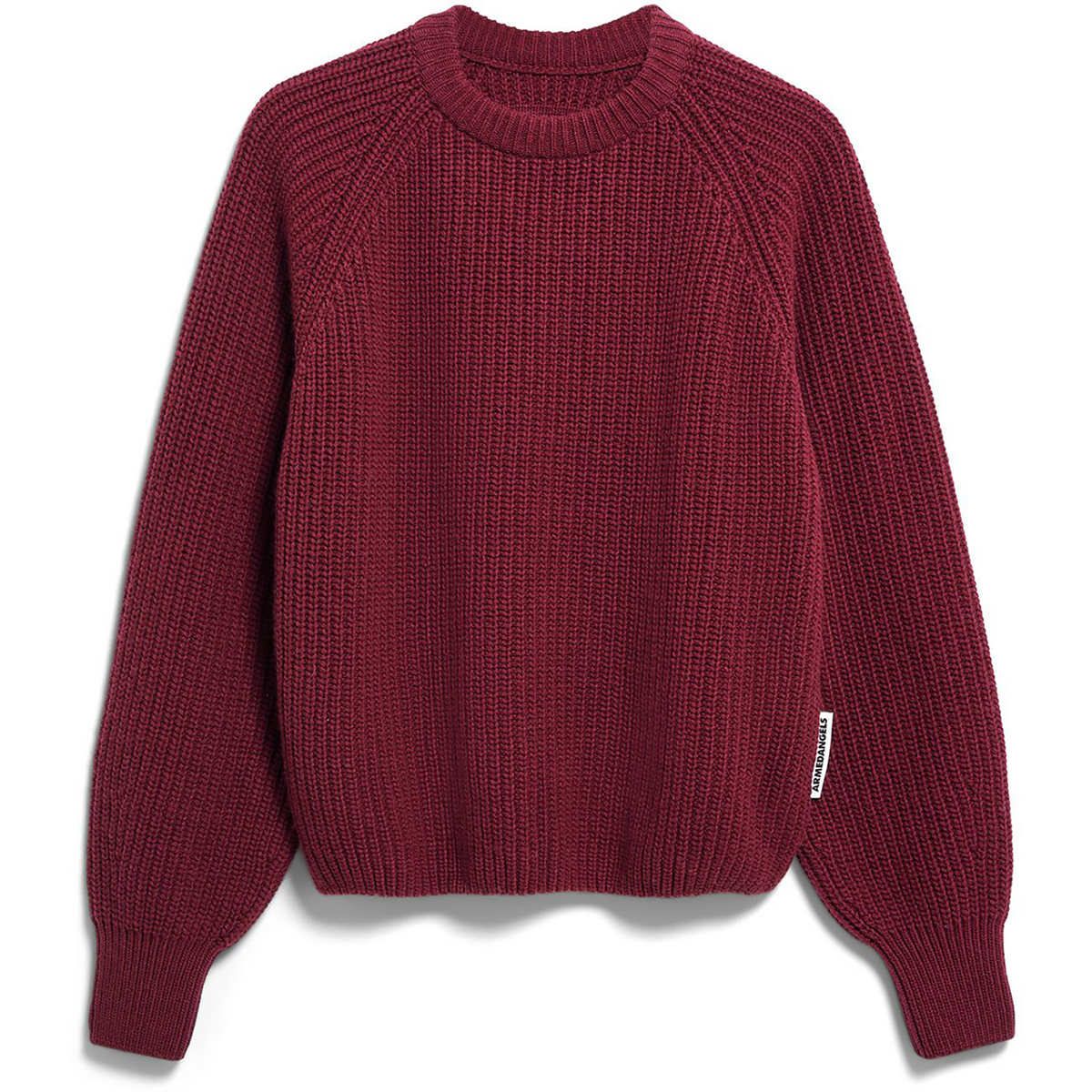Armedangels Damen Rib Knit Pullover (Größe L, velvet red)