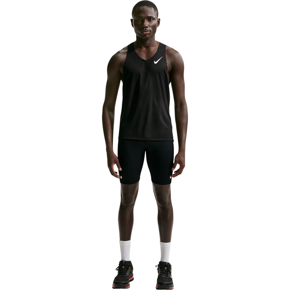 Nike Herren Dfadv Aroswift Tanktop (Größe XXL, black-summit white)