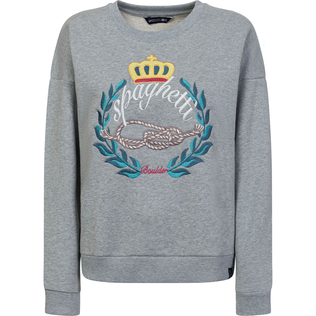Rock Experience Damen Pablo's Crew Neck Pullover (Größe S, grau)