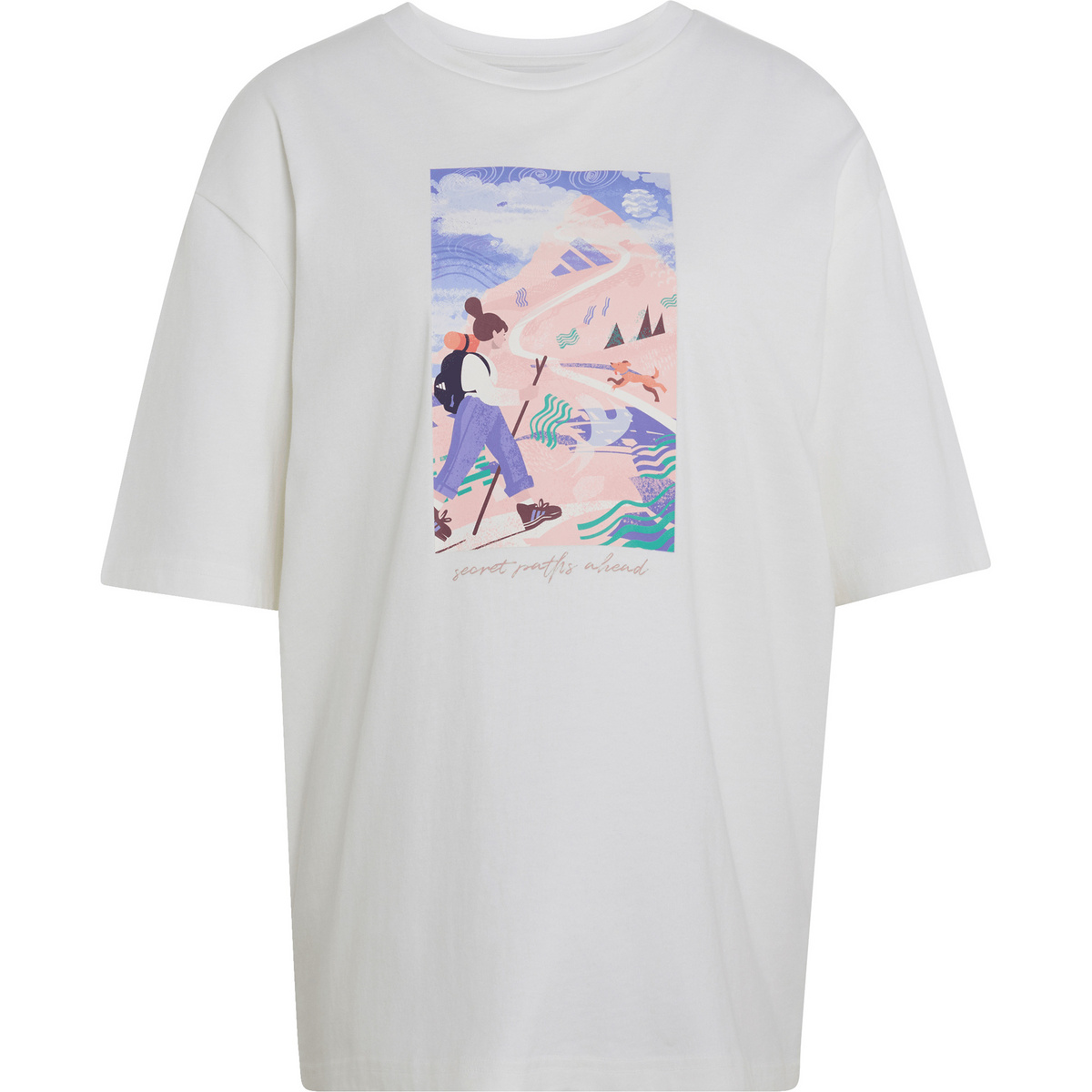 Image of adidas Terrex Damen Secret Paths Ahead Graphic T-Shirt