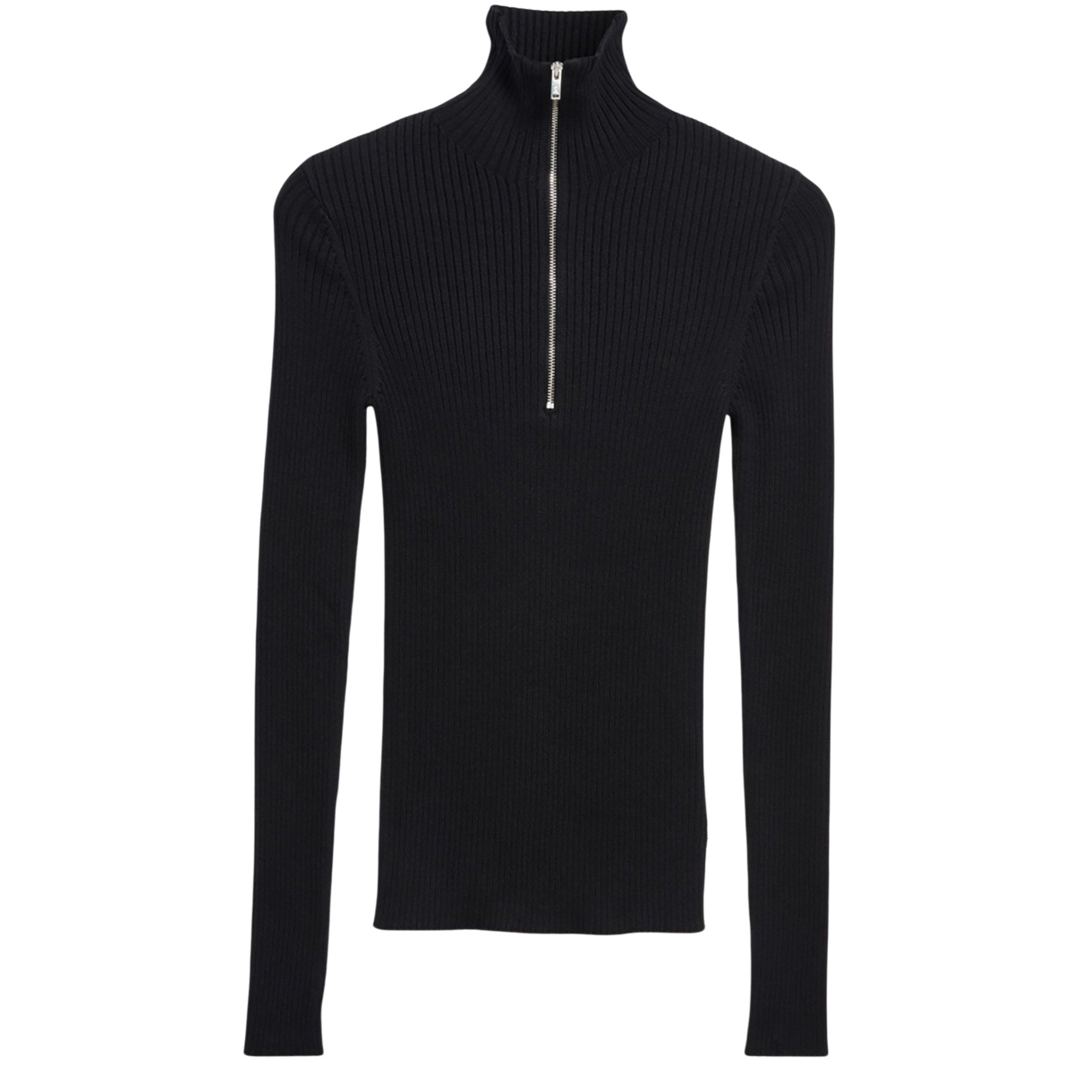 Image of Armedangels Damen Cotton Knit Troyer Longsleeve