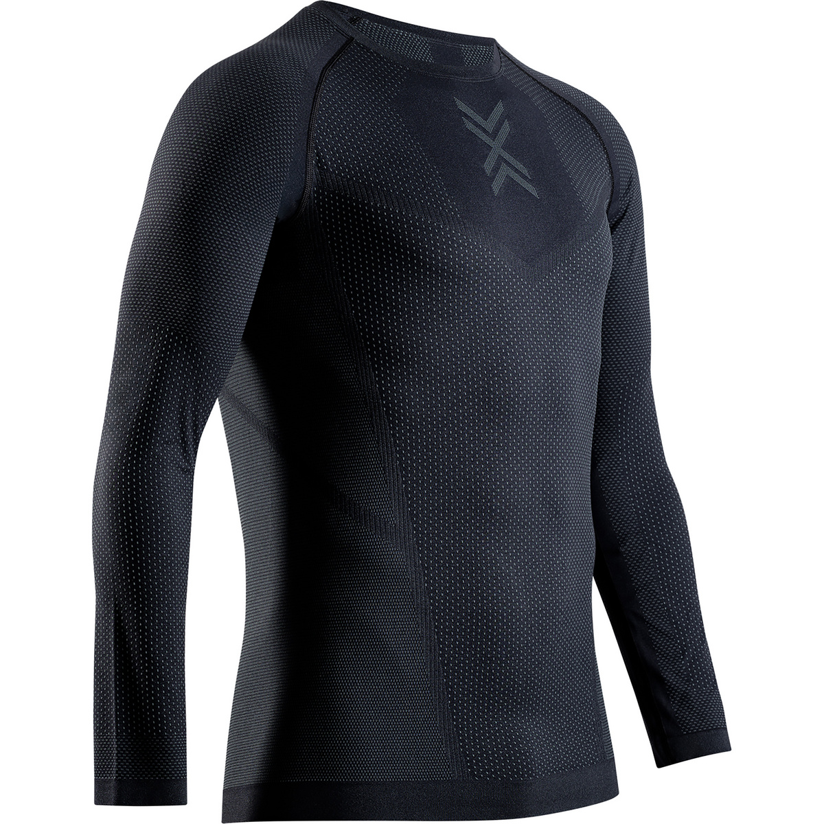 X-Bionic Herren Xceed Run Shirt Longsleeve (Größe M, schwarz)