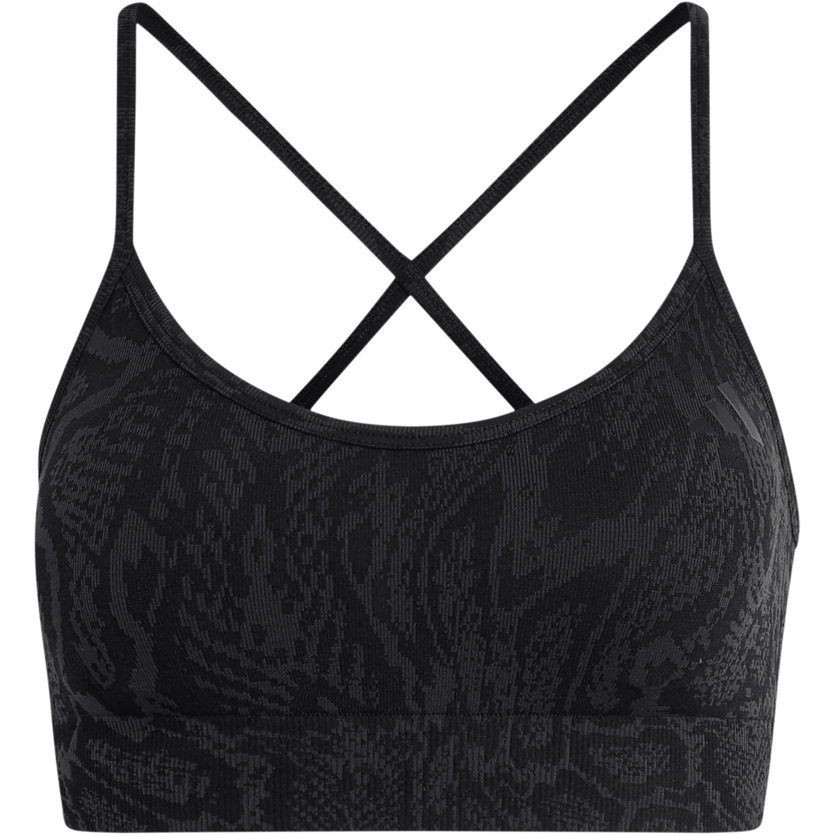 Image of adidas Damen Workout Knit Snake Light Support Sport BH