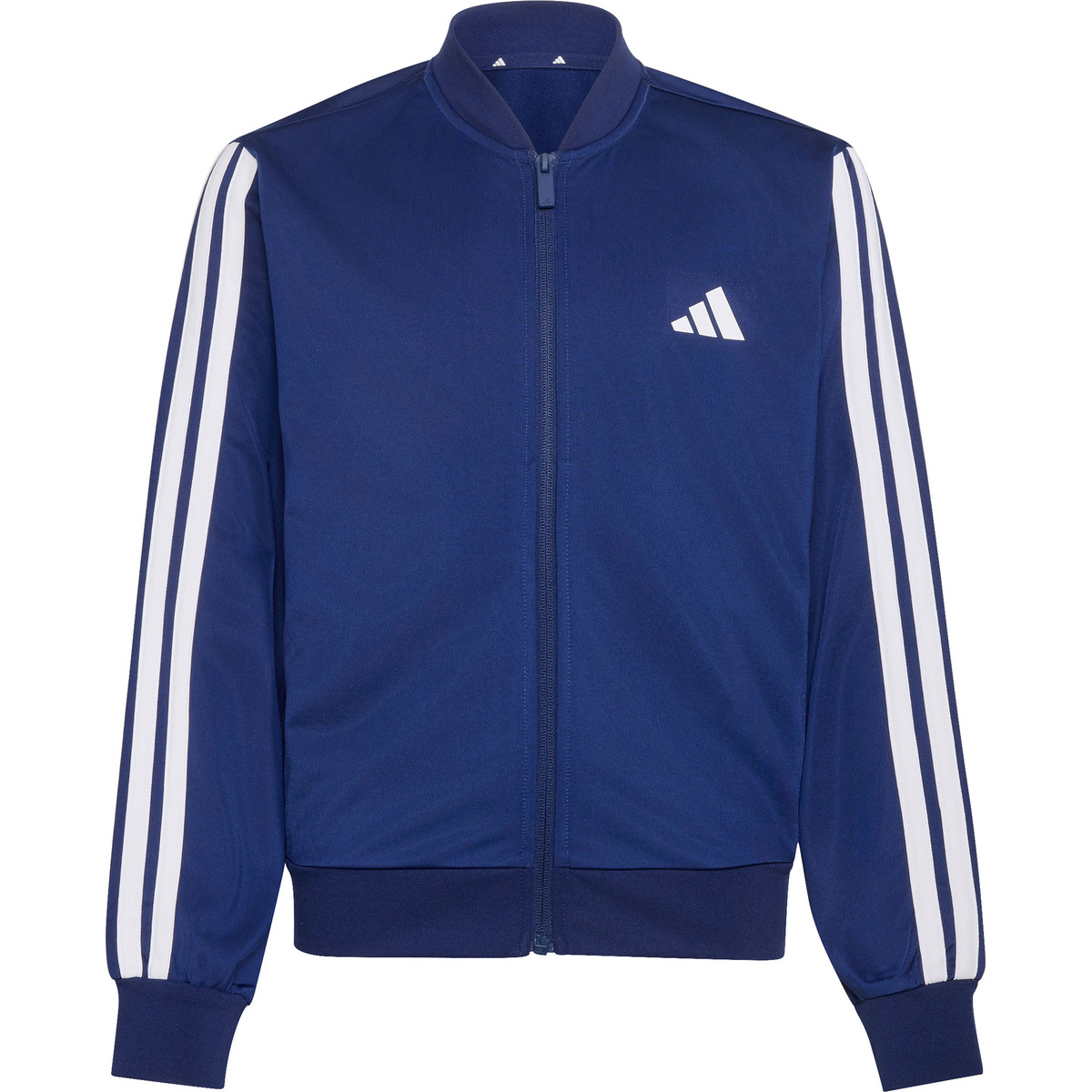 adidas Kinder Essentials Climacool Track Jacke (Größe 140, blau)