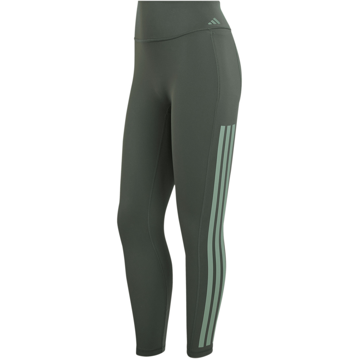 Image of adidas Damen Optime Workout 3-Stripes 7/8 Tights