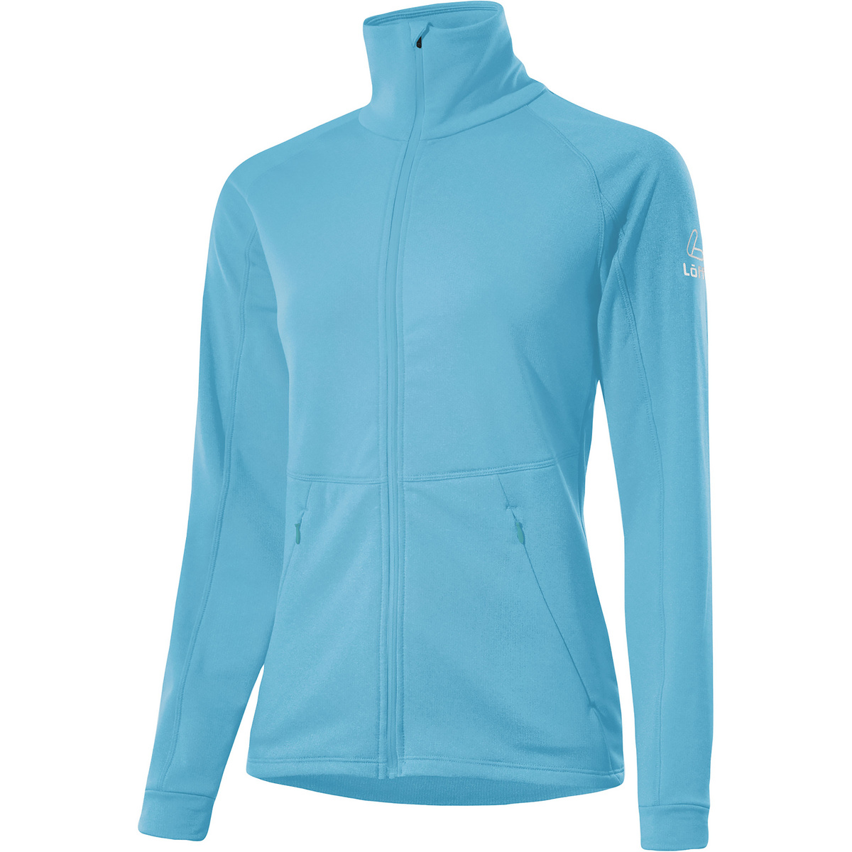 Löffler Damen Mid Stretch Fleece Jacke (Größe XL, blau)