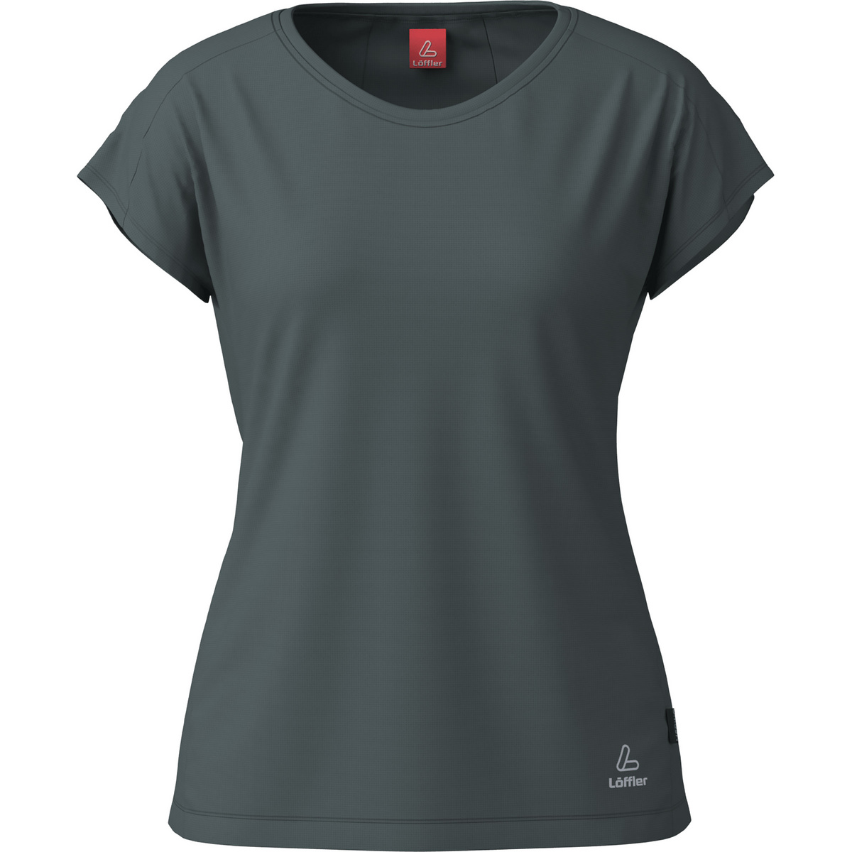 Löffler Damen Loose T-Shirt (Größe XL, grau)
