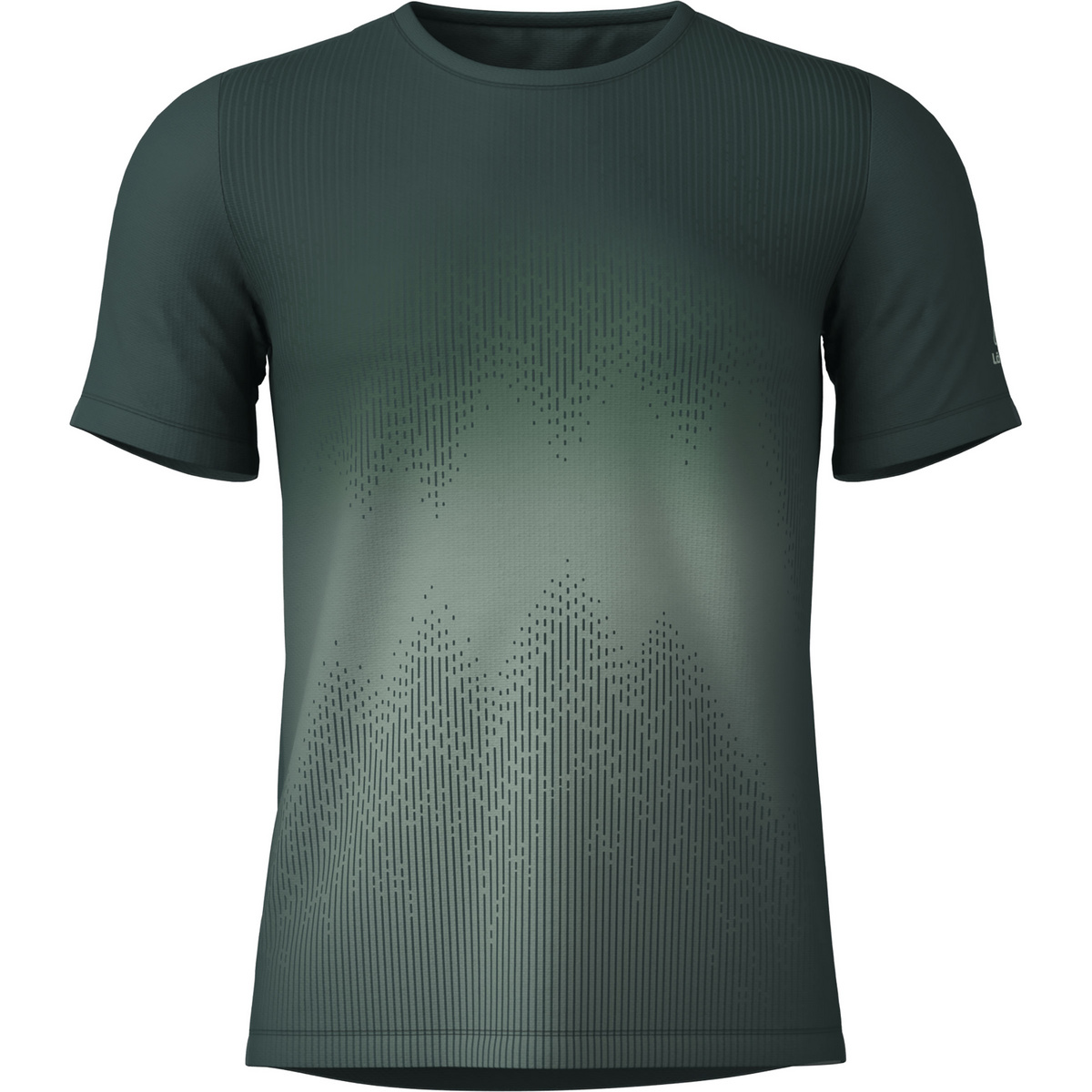 Löffler Herren Shades Vent T-Shirt (Größe XXL, gruen)