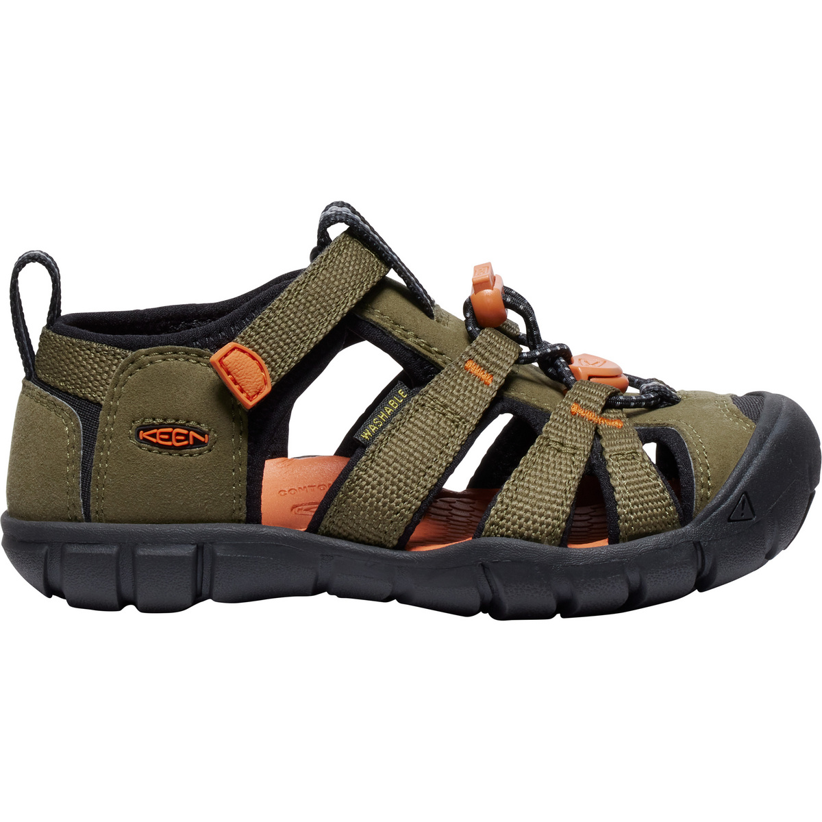Keen Bambino Sandali Seacamp II CNX (Taglia 30, Verde oliva)