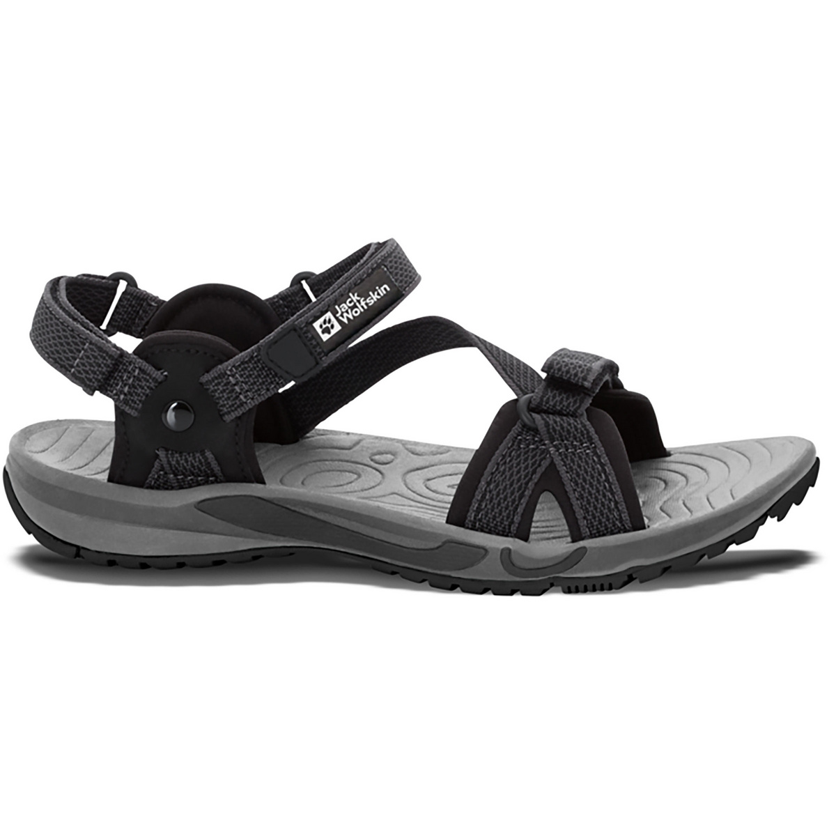 Jack Wolfskin Damen Lakewood Ride Sandale (Größe 38, schwarz)