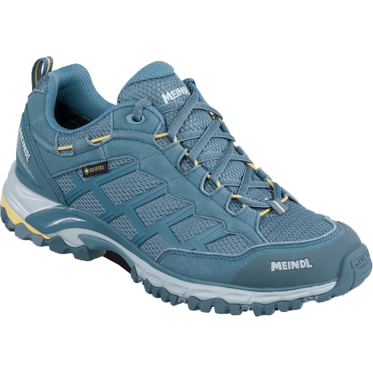 Meindl Femme Chaussures Caribe GTX (taille 39.5, Bleu)