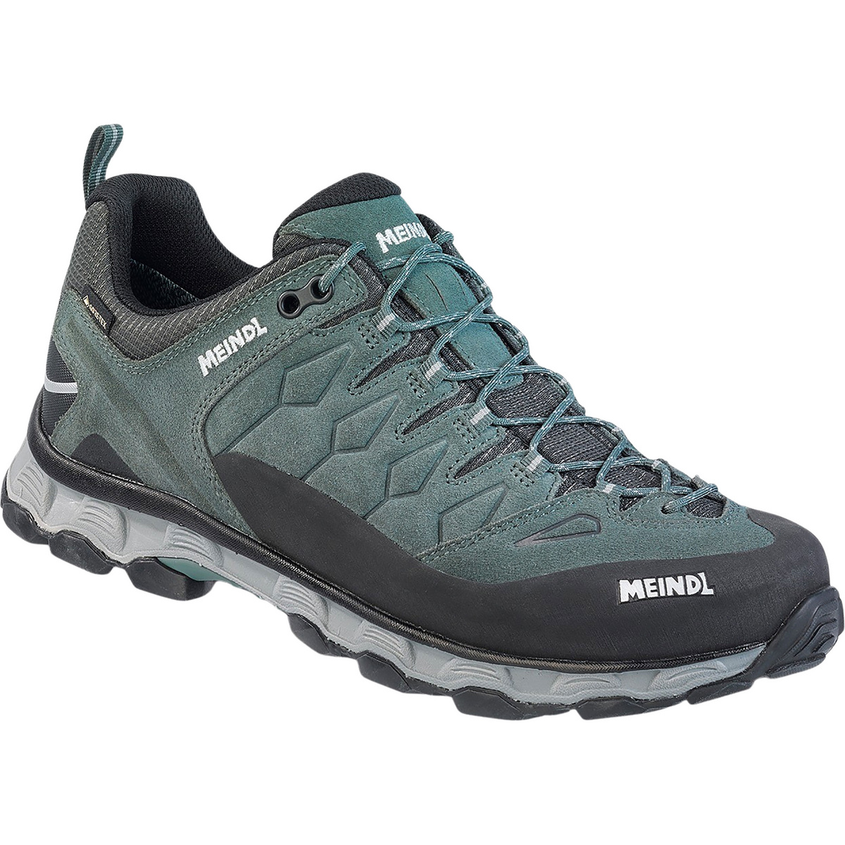 Meindl Uomo Scarpe Lite Trail GTX (Taglia 41.5, Verde)