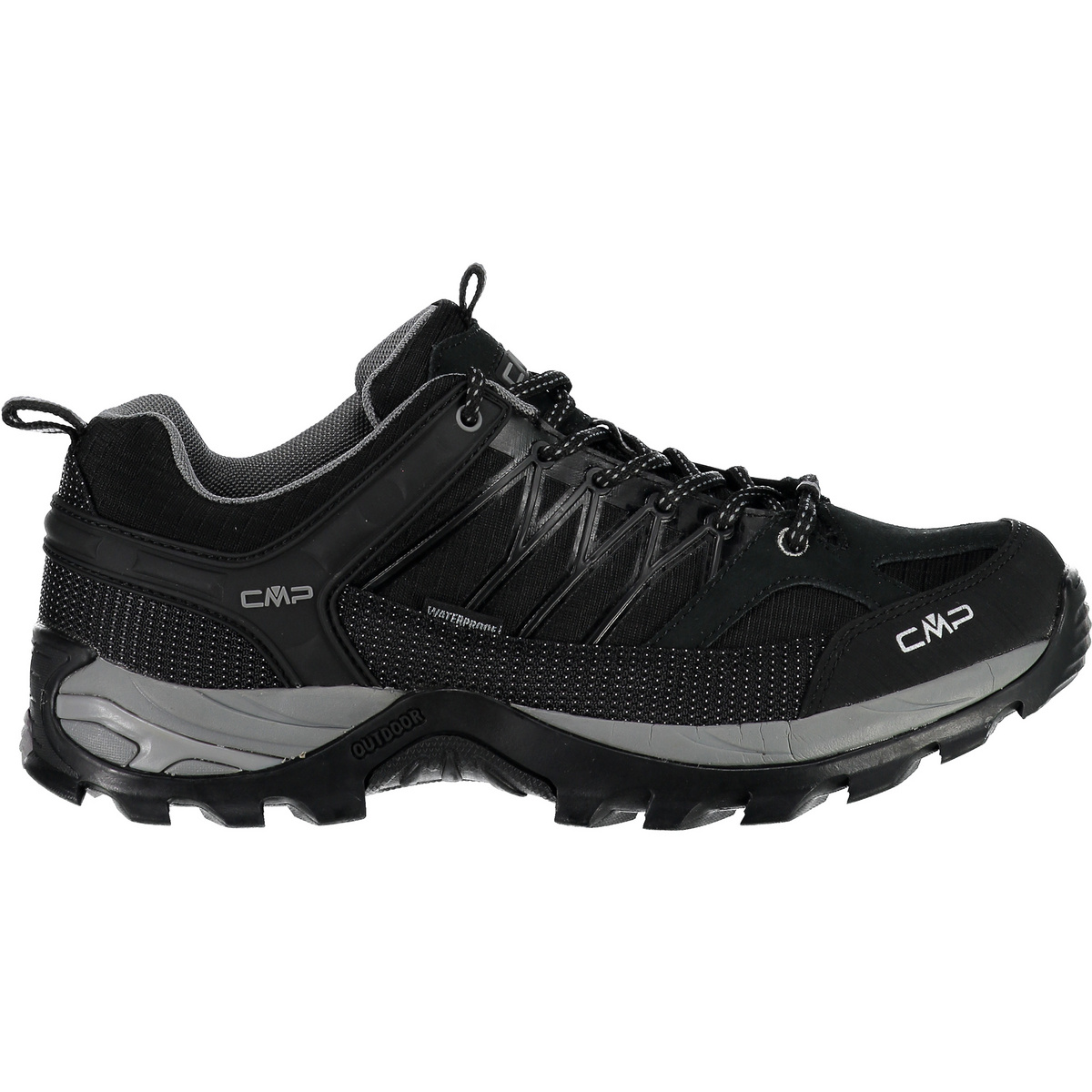 CMP Uomo Scarpe Rigel Low WP (Taglia 48, Nero)