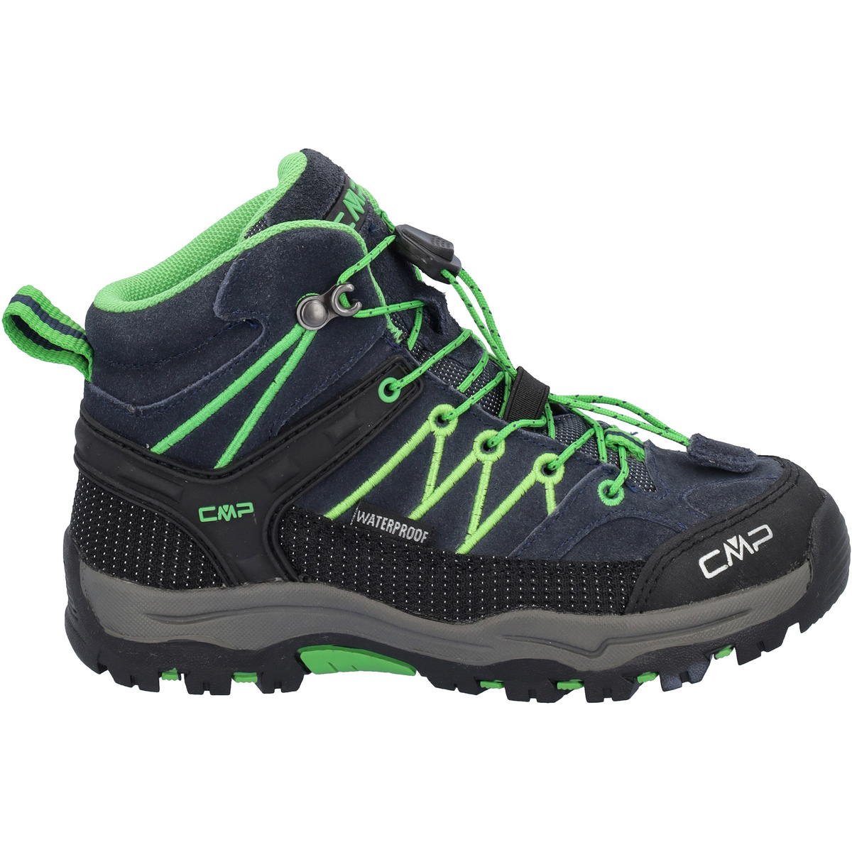 CMP Enfants Chaussures Rigel MID WP (taille 34, Bleu)