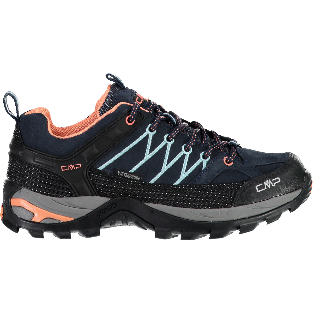 CMP Donna Scarpe Rigel Low WP (Taglia 40, Blu)