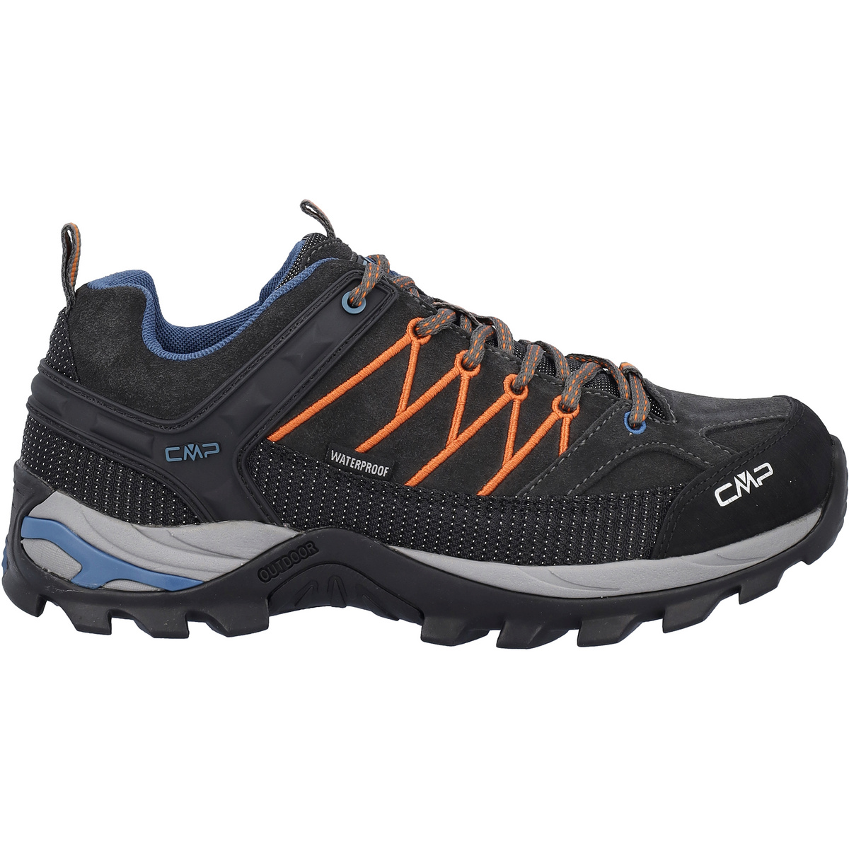CMP Uomo Scarpe Rigel Low WP (Taglia 41, Grigio)