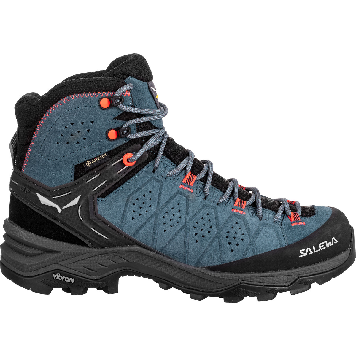 Salewa Donna Scarponcini Alp Trainer 2 Mid GTX (Taglia 35, Blu)