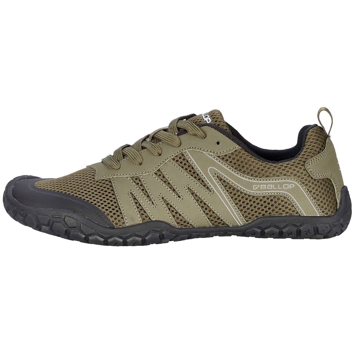 Ballop Scarpe Pellet (Taglia 48, Verde oliva)