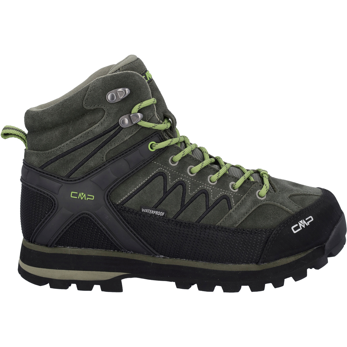 CMP Uomo Scarpe Moon Mid WP (Taglia 40, Verde)