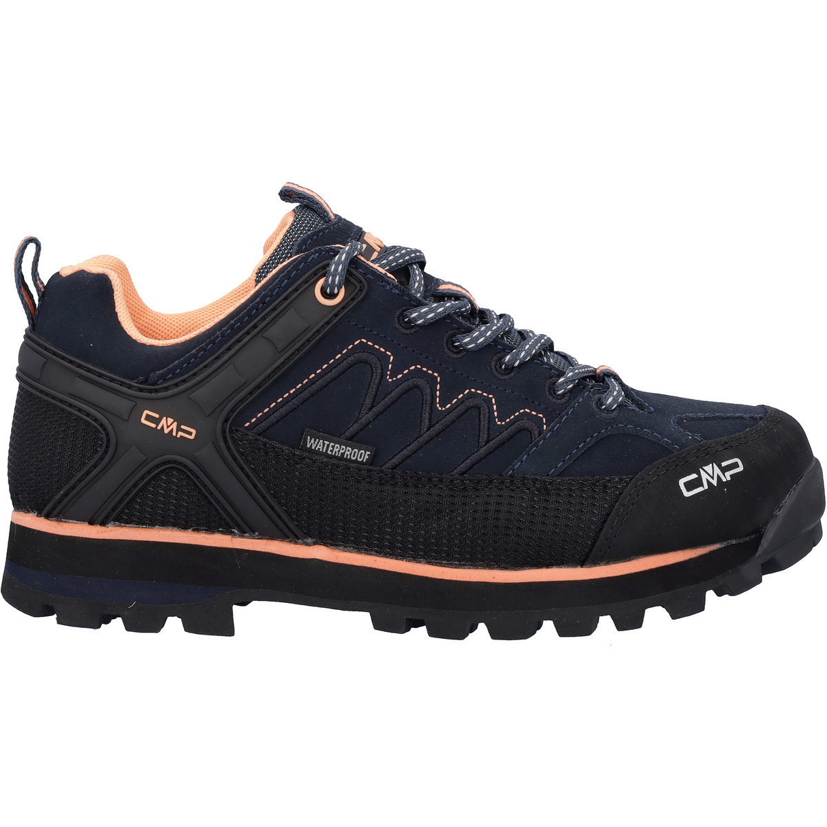 CMP Donna Scarpe Moon Low WP (Taglia 41, Blu)