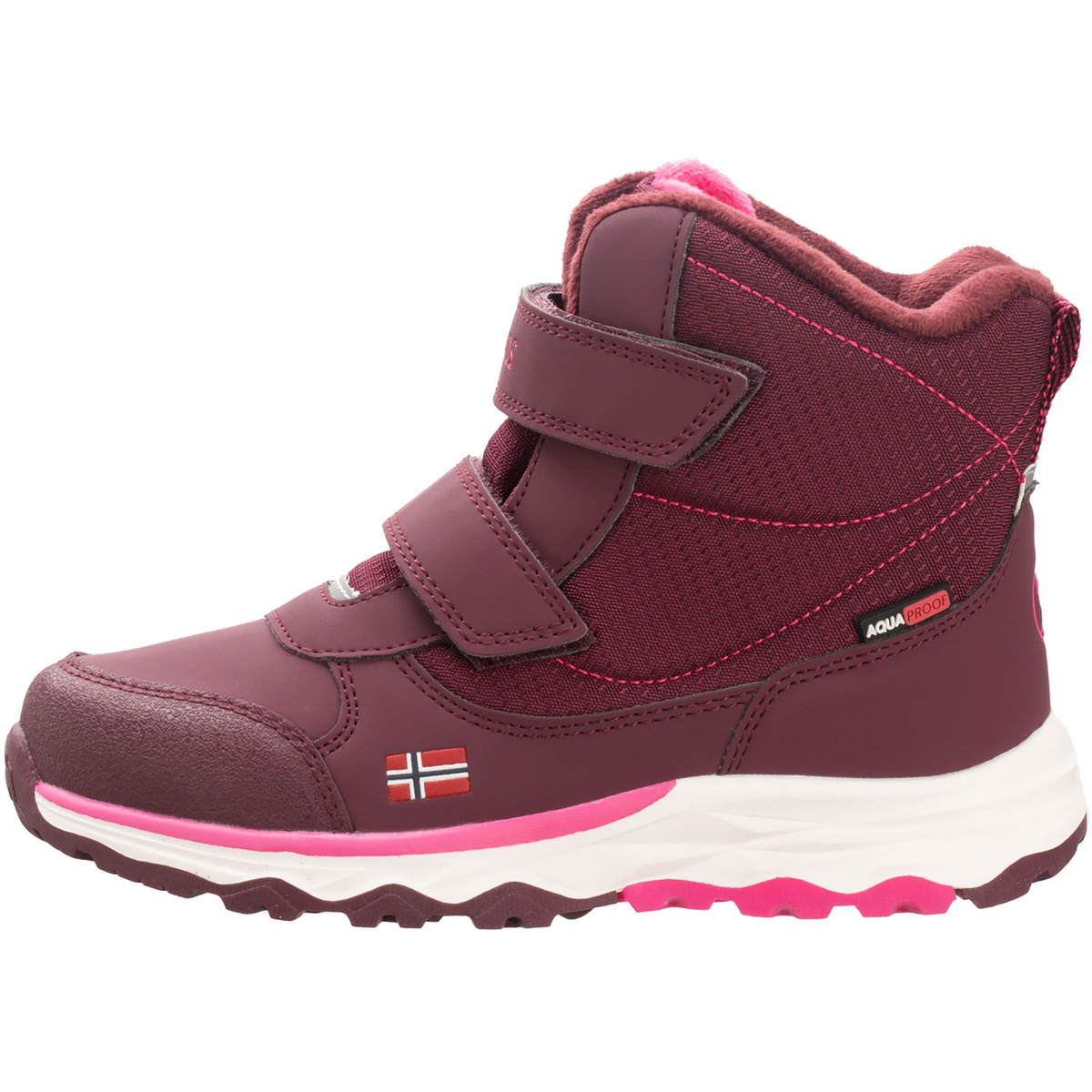 Trollkids Bambino Scarponcini Hafjell Winter (Taglia 29, Rosso)