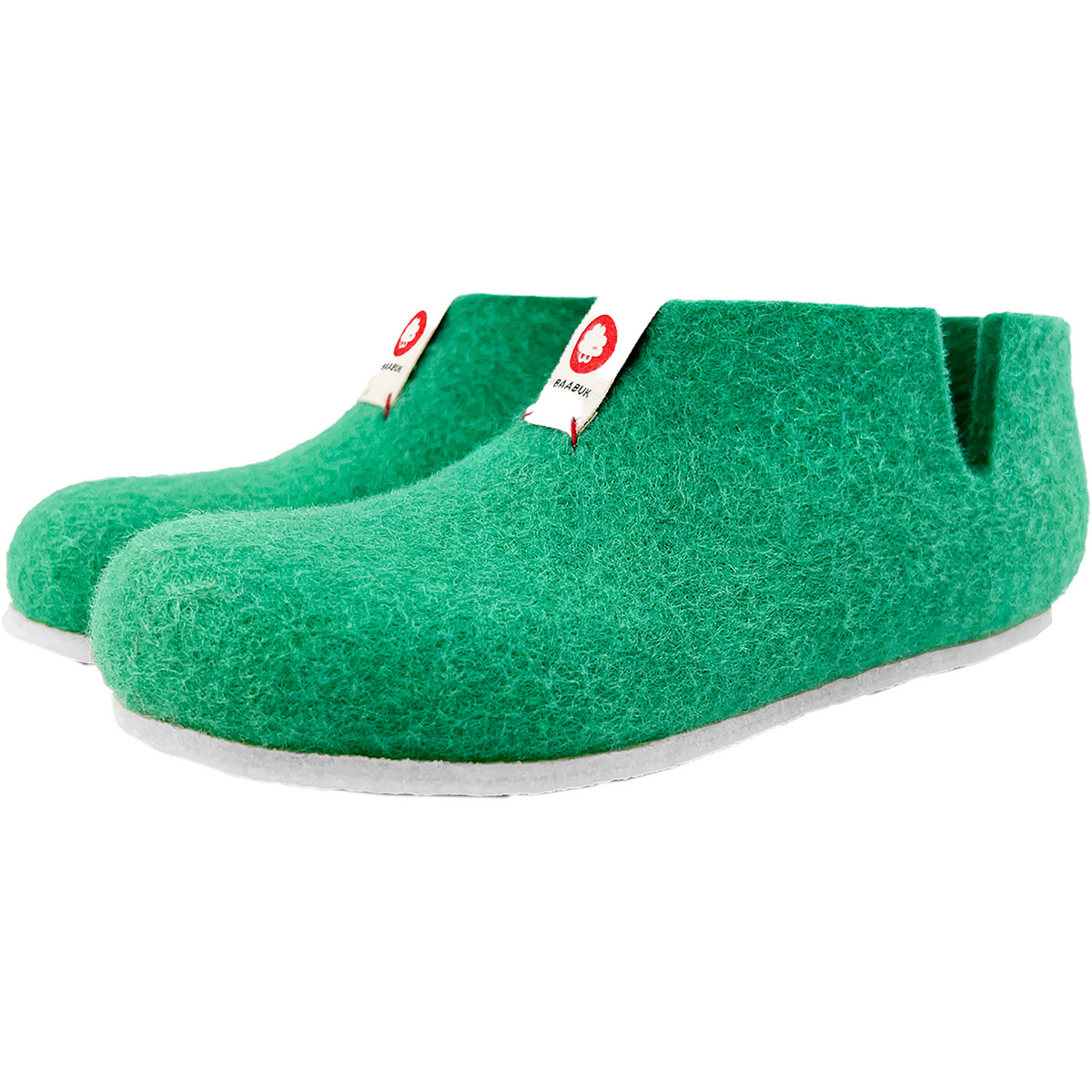 Baabuk Bambino Pantofole Yves (Taglia 27, Verde)